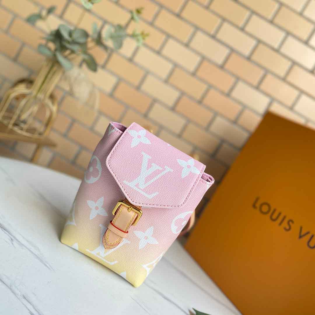 Louis Vuitton Tiny Rucksack M45764 Pink/Blau