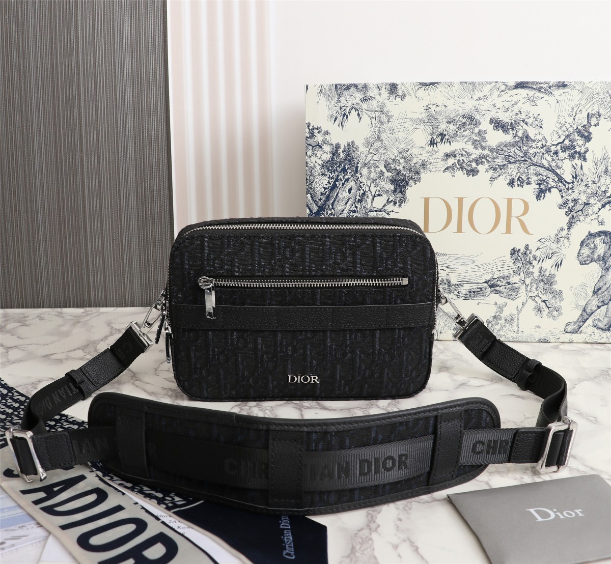 Dior Safari Messenger Taschen Black/Beige