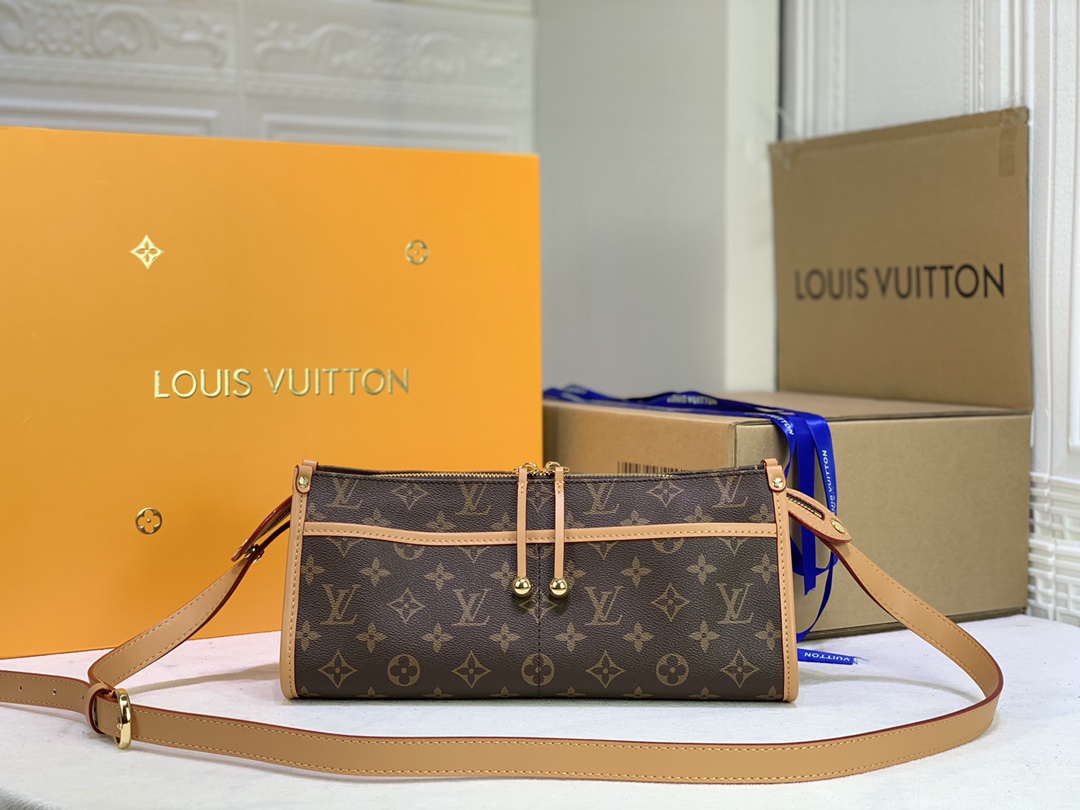 Louis Vuitton Monogram Popincourt Long Taschen M40008