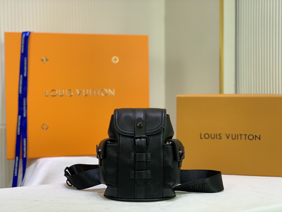 Louis Vuitton Christopher XS Schwarz/Blau/Weiß