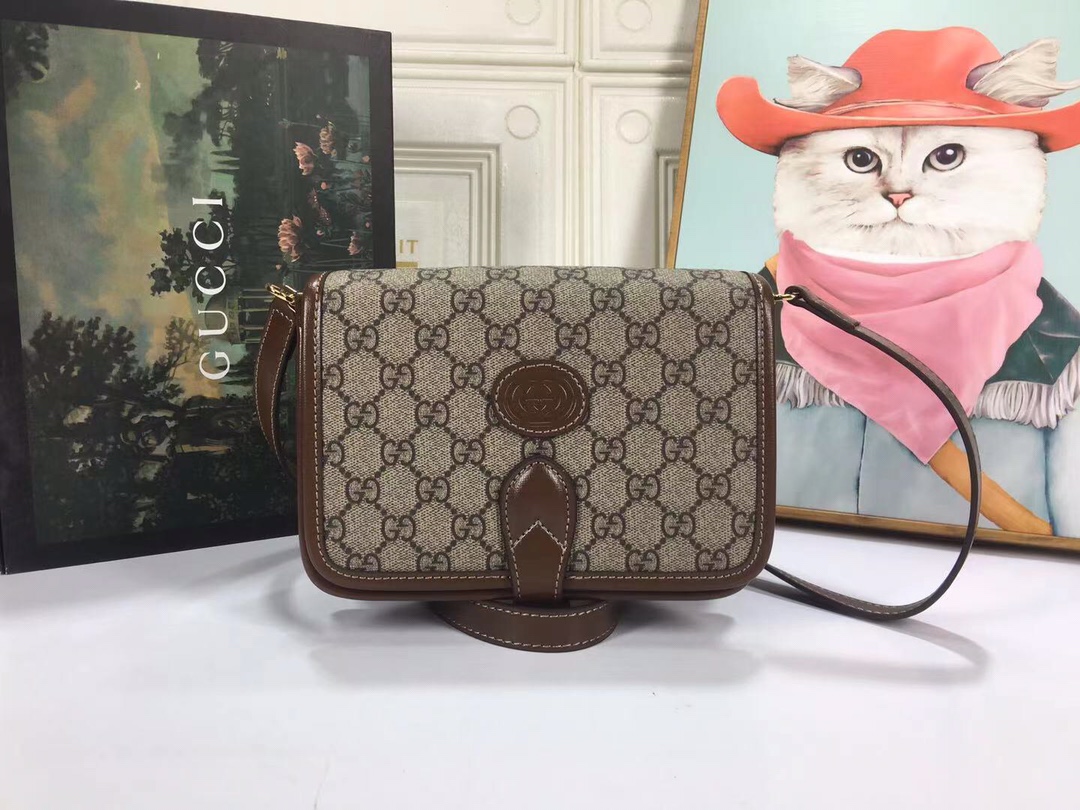 Gucci Mini Umhängetasche mit ineinandergreifender G.