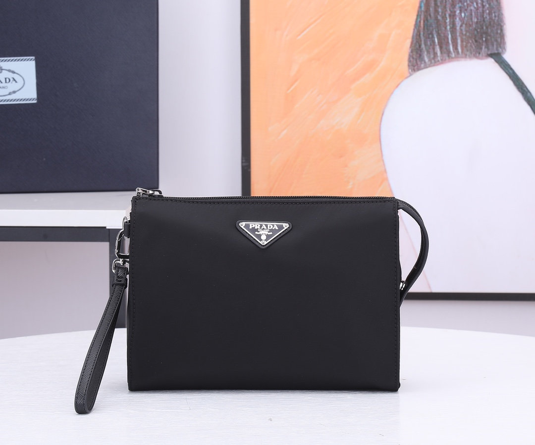 Prada aaa-safiano nylon pouch 2ne789