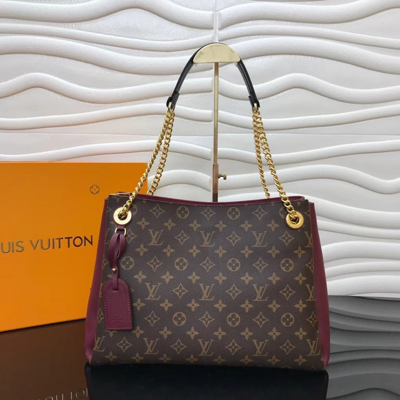 Louis Vuitton Surene MM-M43864 Wine Red 36 cm