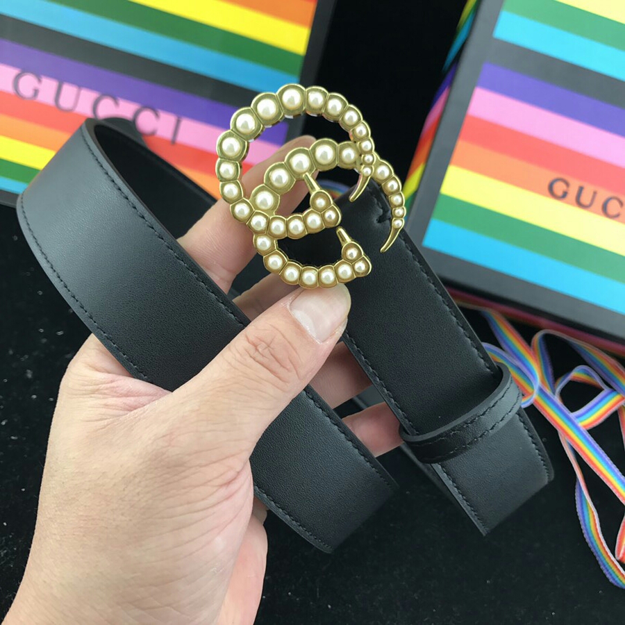 Gucci-Gürtelperlen 30 mm- schwarz