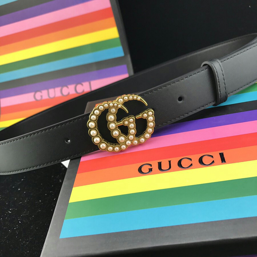 Gucci-Gürtelperlen 38 mm- schwarz