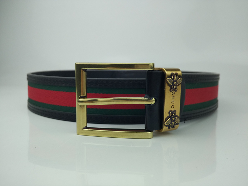 Gucci-Gürtel G333-75 Schwarz 38 mm