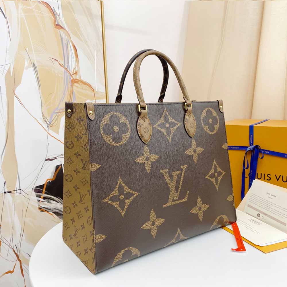 Louis Vuitton Onthego GM-M45320 41 cm BLK/Blau/Rot