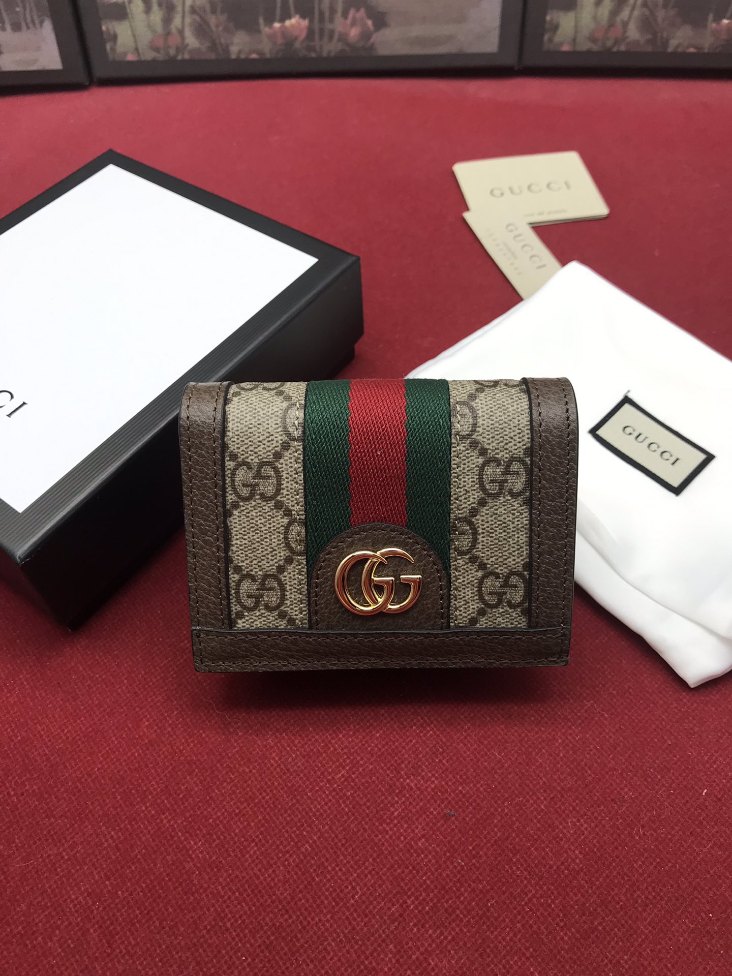 Gucci Ophidia Card Case Wallet 523155