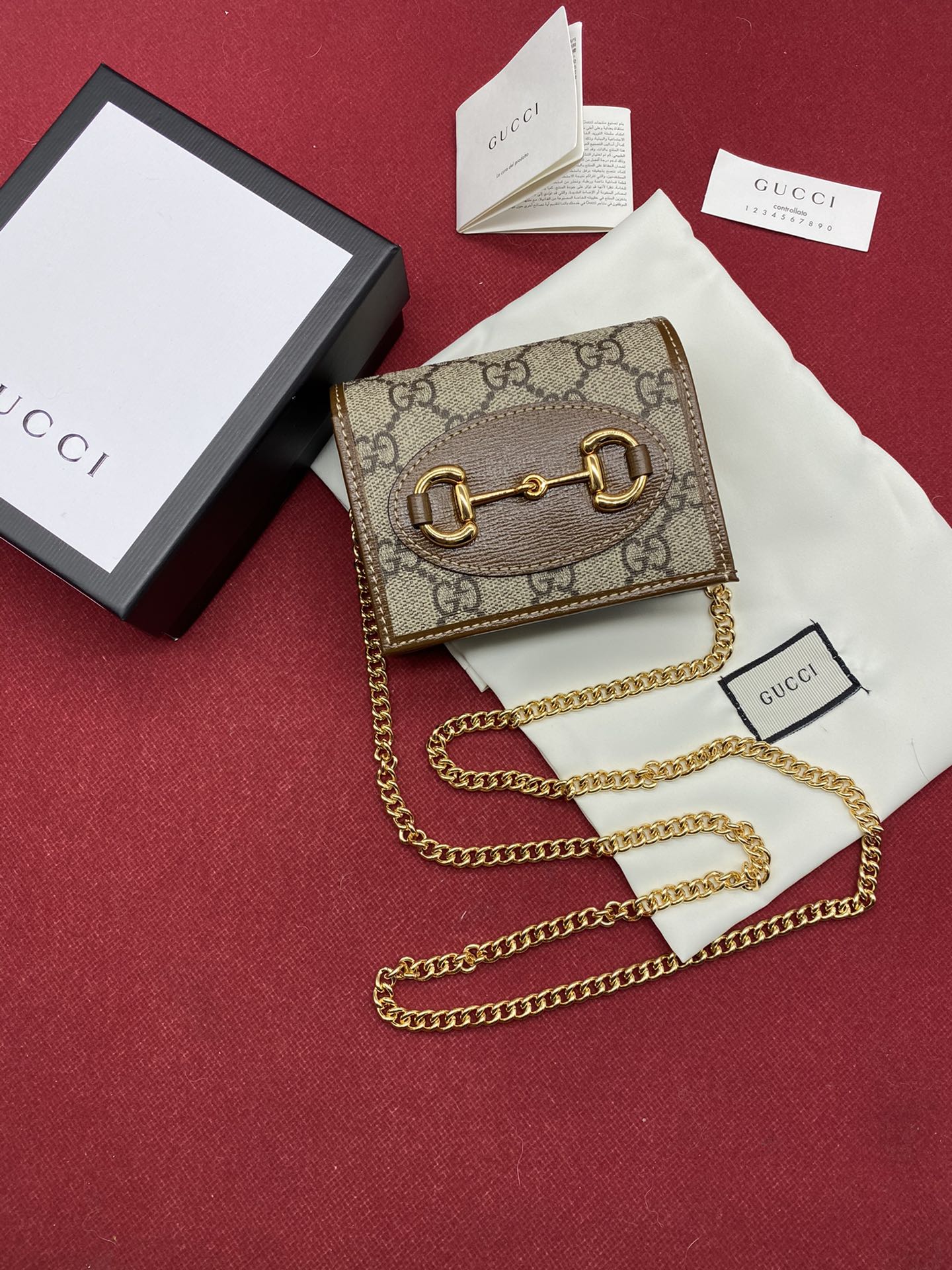 Gucci Horsebit 1955 Kartenkoffer Wallet 621887