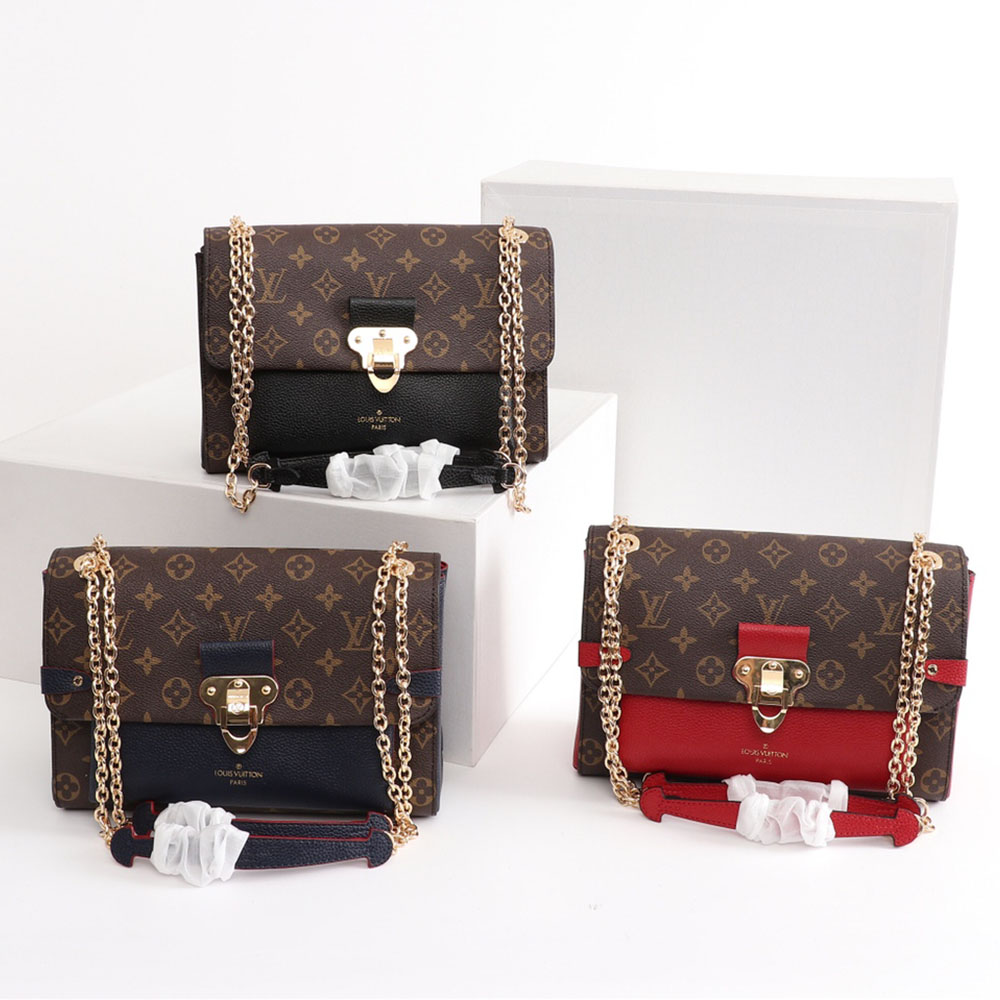 Louis Vuitton Vavin PM M43931 Schwarz/Rot/Marine