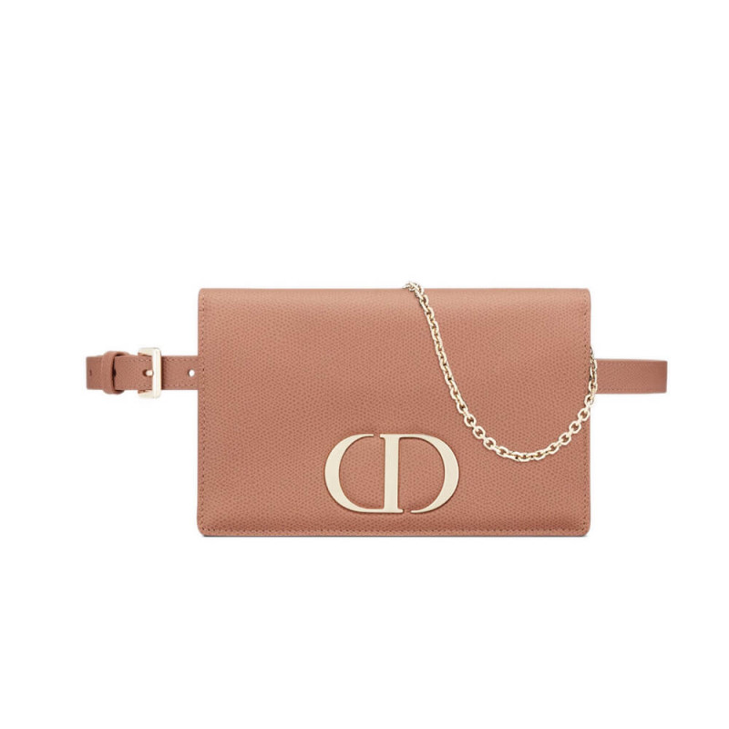 Christian Dior 30 Montaigne 2-in-1-Beutelkörnige Kalbskin S2086