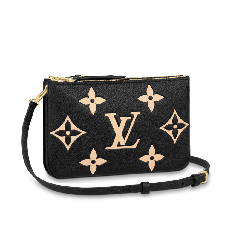 Louis Vuitton Bicolor Double Reißverschluss Pochette M80787