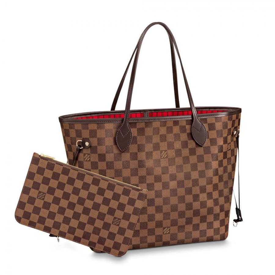 Louis Vuitton Damier Ebene Canvas Neverle Mm N41358