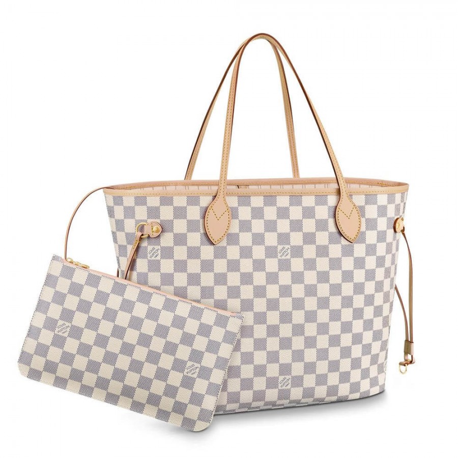 Louis Vuitton Damier Azur Canvas Neverle Mm N41361