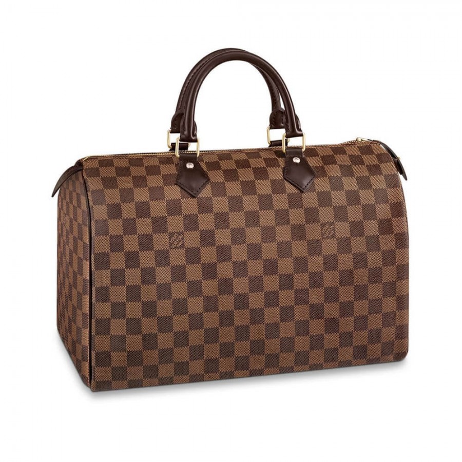 Louis Vuitton Damier Ebene Canvas Speedy 35 N41363