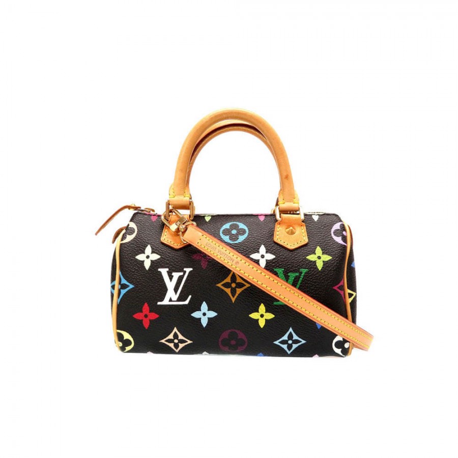 Louis Vuitton Monogram Multicolor Mano Speedy M92644 M92645