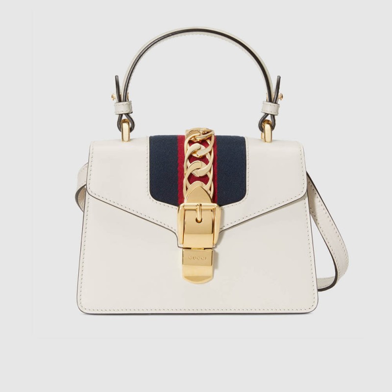 Gucci Sylvie Leder Mini Tasche 470270