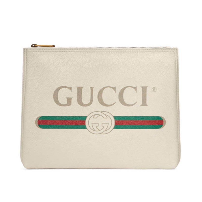 GUCCI Drucken Leder Medium Portfolio 500981