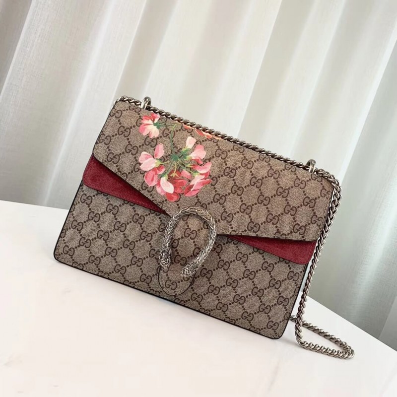 Gucci Dionysos Blooms Drucken Umhängetasche 403348