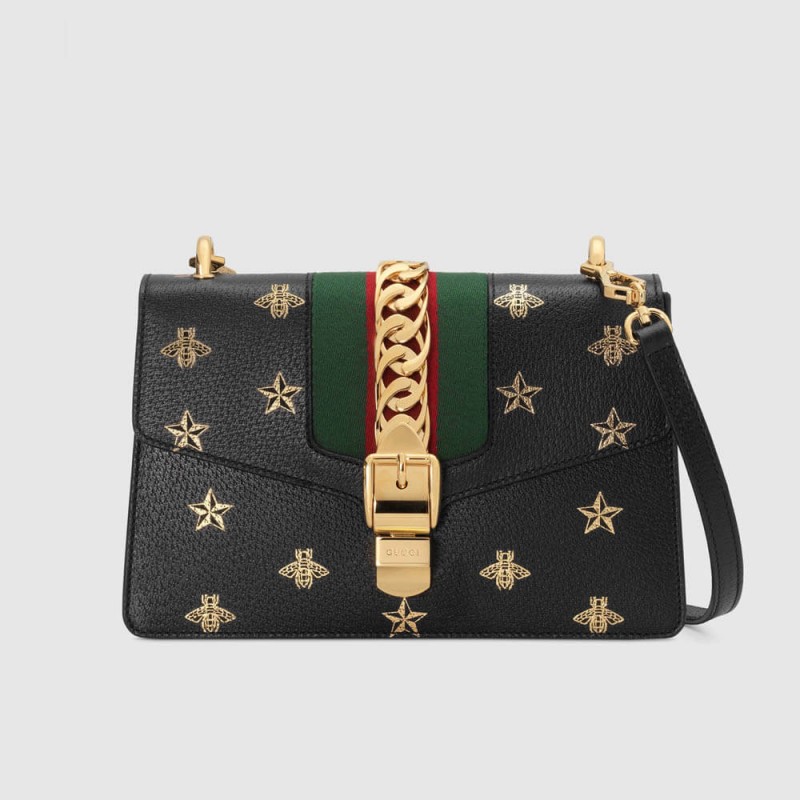 Gucci Sylvie Bienenstar kleiner Umhängetasche 524405