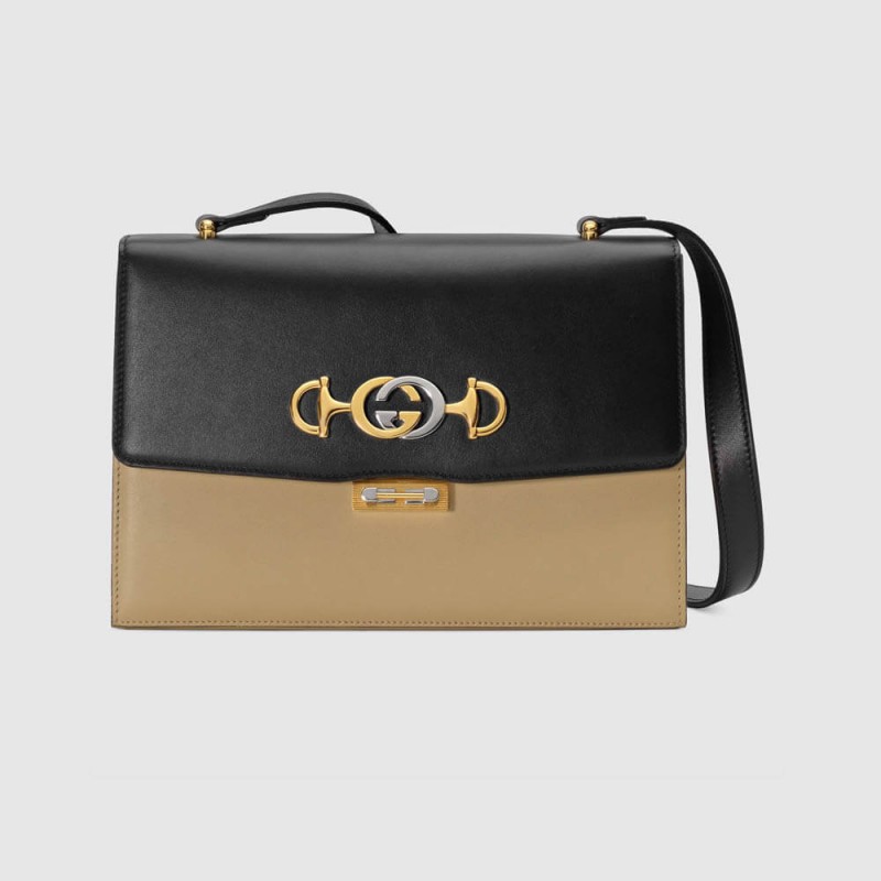 Gucci Zumi Glattes Leder kleiner Umhängetasche 576388