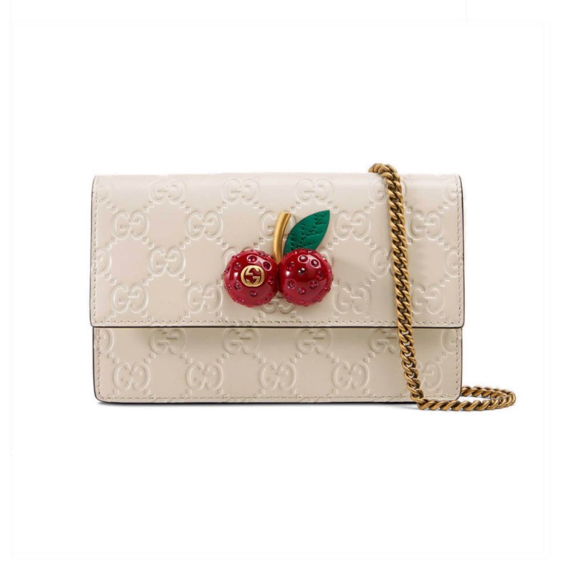 Gucci Signature Mini Taschen mit Kirschen 481291