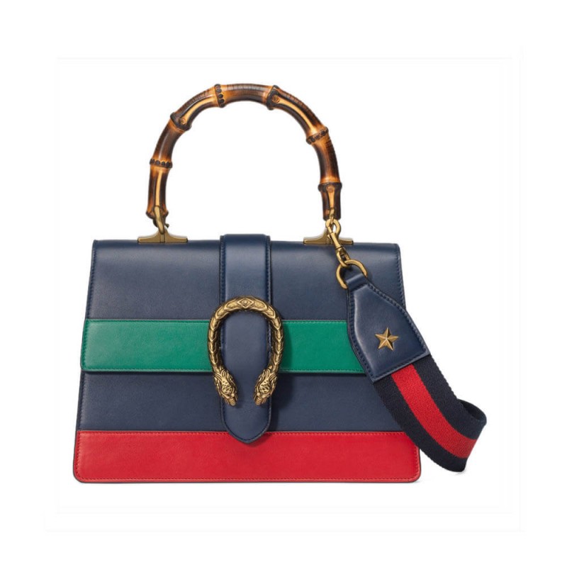 Gucci dionysos (mittelgroße Oberhandtasche 448075 Blau/Grün/Rot