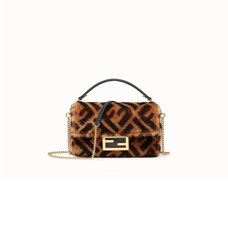 Fendi Sheepell Mini Taschenuette Taschen 8bs017