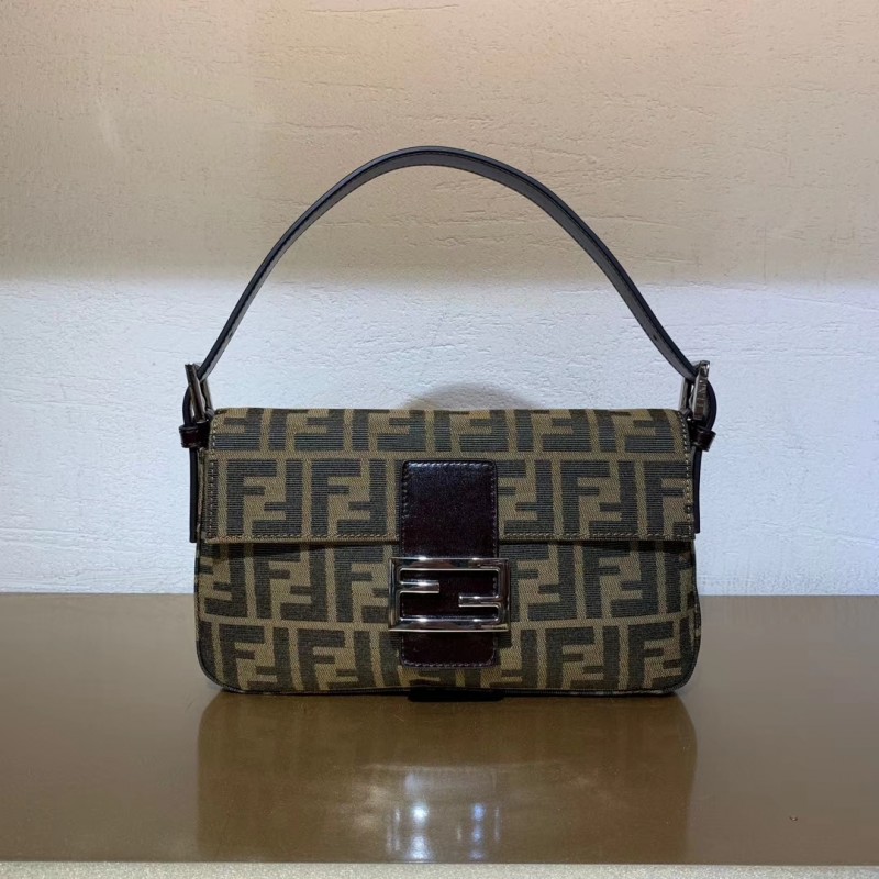 Fendi Vintage Zucca Muster Mamma Taschenuette Umhängetasche F01