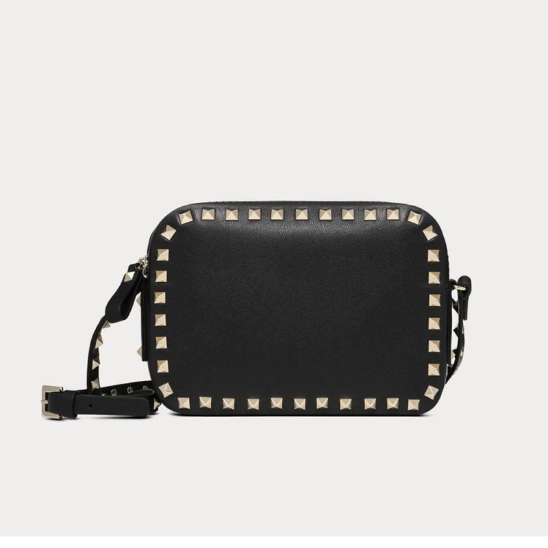 Valentino Garavani Small Rockstud Calfskin Crossbody Tasche 0809