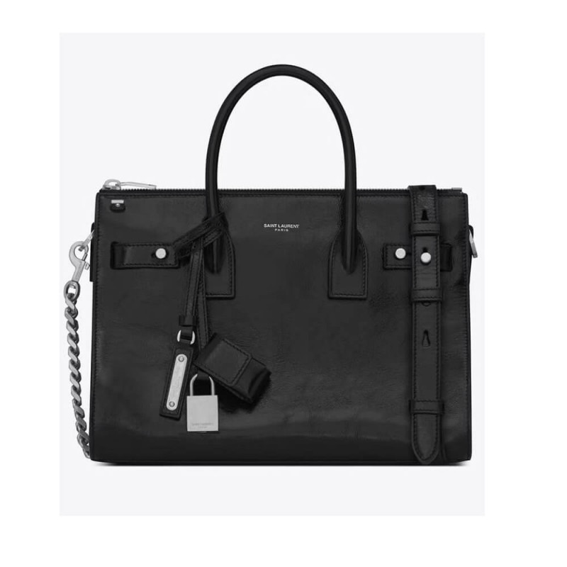 Saint Laurent Baby Sac de Jour Souple Duffle Taschen in Moroder Leder 491715