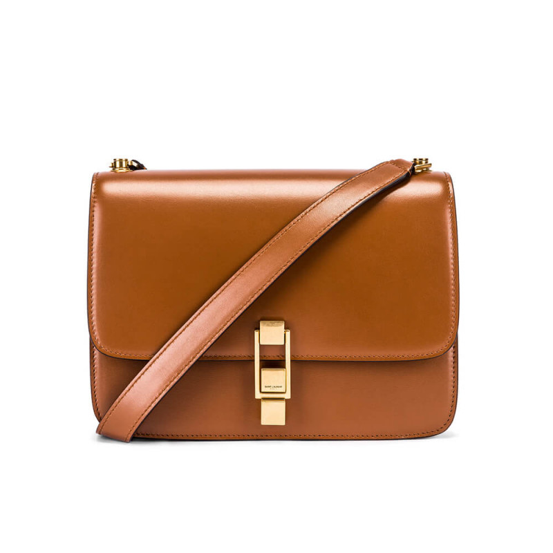 Saint Laurent Carre Satchel in glattem Leder 585060