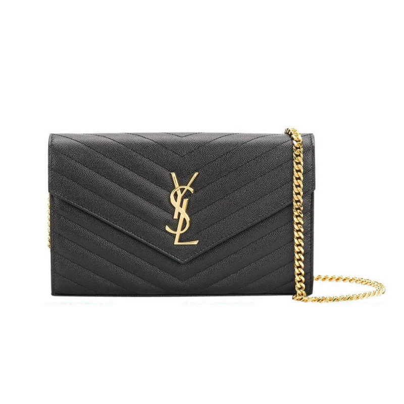 Saint Laurent Monogram Hüllkettenwallet 377828