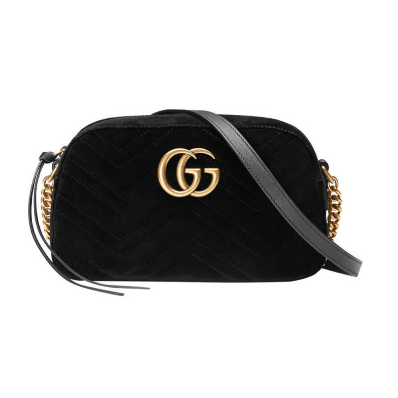 Gucci GG Marmont Velvet kleiner Umhängetasche 447632