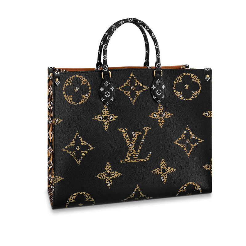 Louis Vuitton Onthego M44674 Schwarz/Karamell