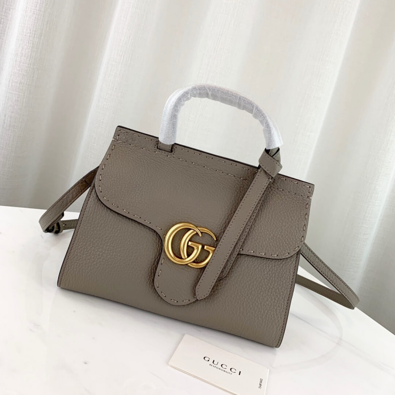 Gucci GG Marmont Leder Griffs Umhängetasche 442622