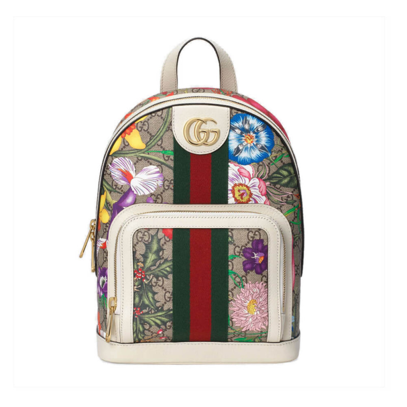 Gucci Ophidia GG Flora kleiner Rucksack 547965