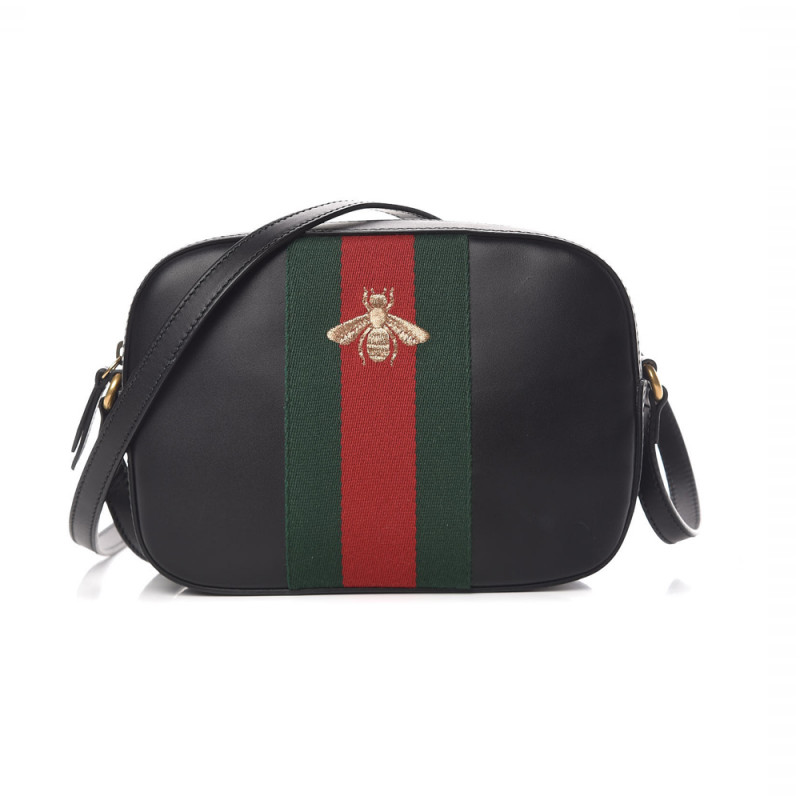 Gucci Leder Umhängetasche 412008