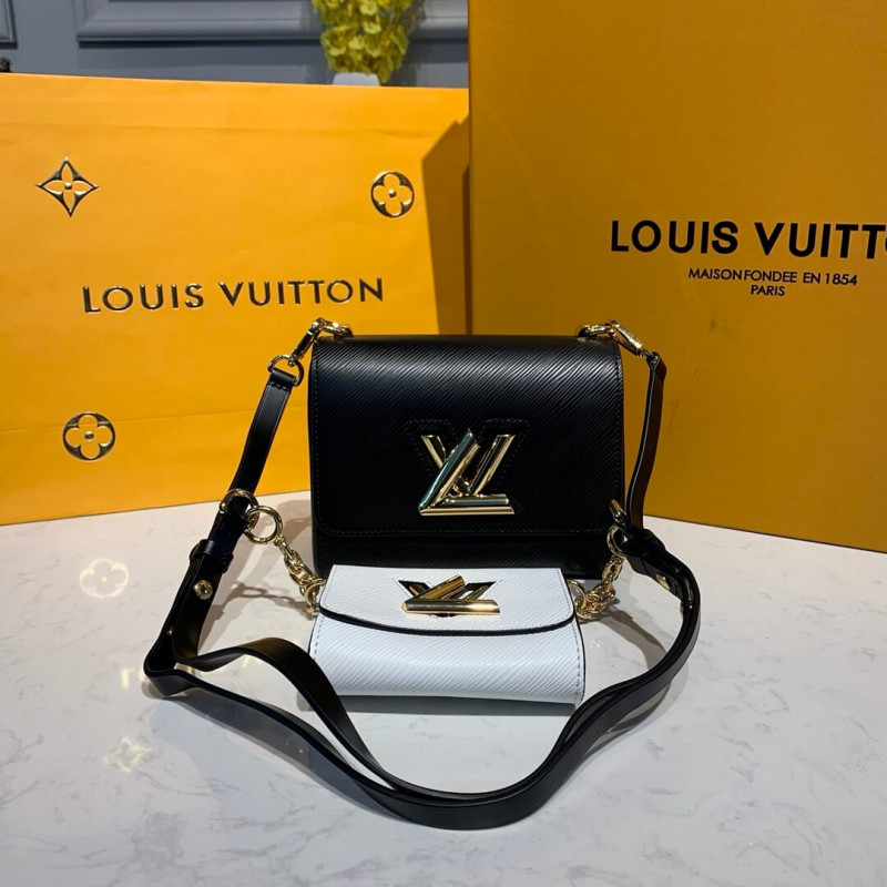 Louis Vuitton Twist PM und Twisty M55685 Schwarz/Weiß