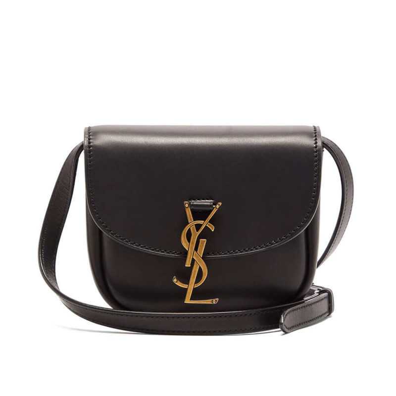 Saint Laurent Kaia YSL-Plaque Mini Leder Satchel 623097