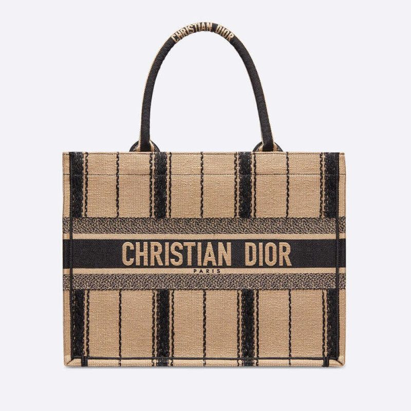 Christian Dior Small Bayadere besticktes Dior Book Tote M1296