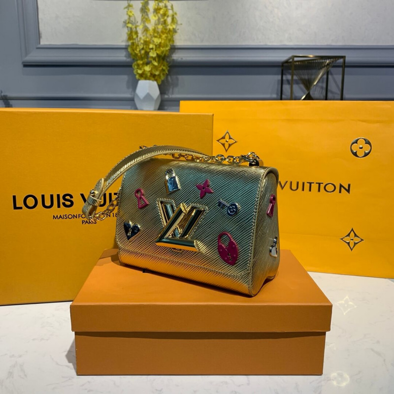 Louis Vuitton Epi Leder Twist PM M50332 Gold