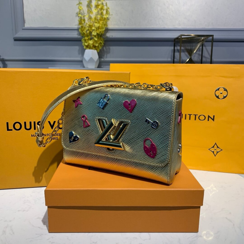 Louis Vuitton Epi Leder Twist Mm Mm52891 Gold