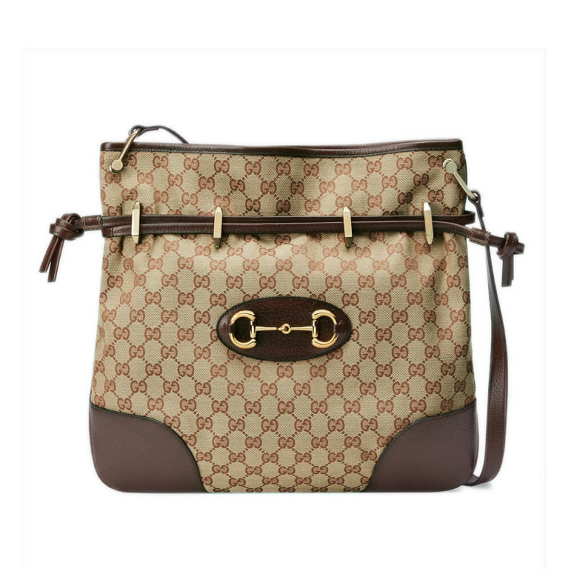 Gucci 1955 Horsebit GG Canvas Messenger Taschen 602089