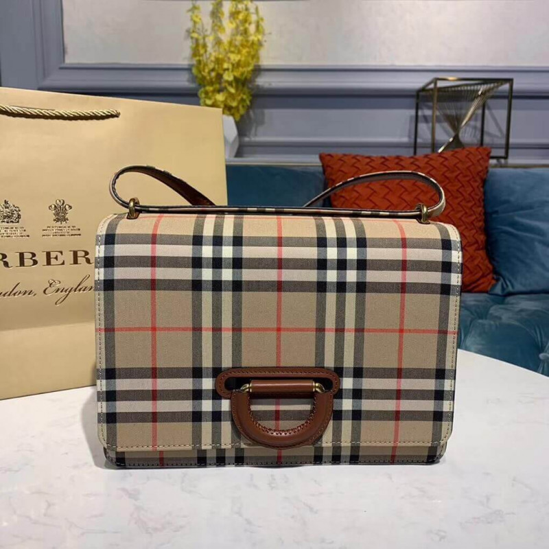 Burberry The Vintage Check D-Ring-Tasche 80105851