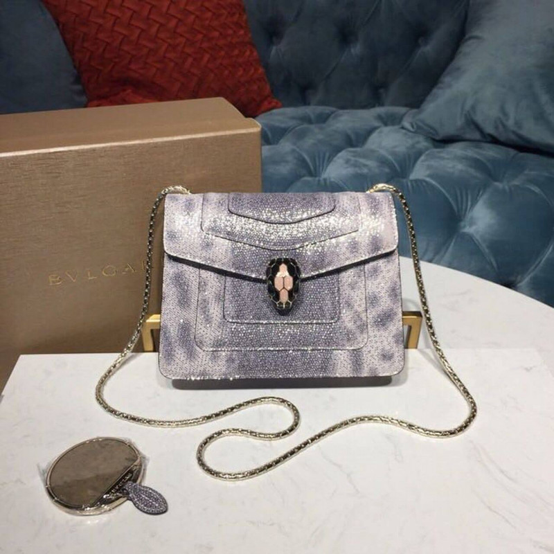 Bvlgari Serpenti für immer 20 cm Crossbody Taschen in Karung Skin 288781