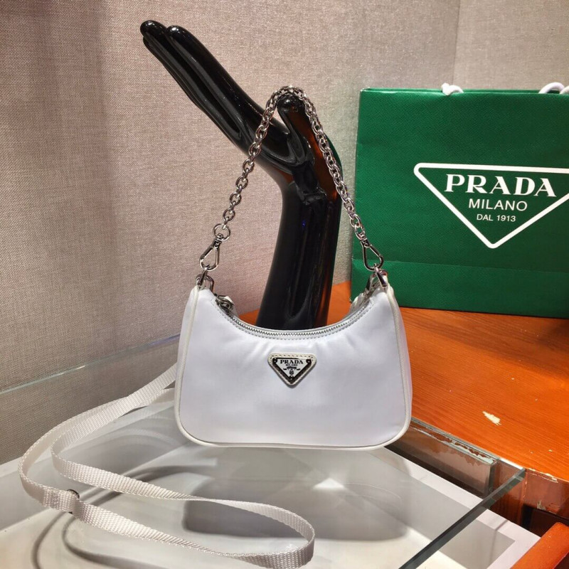 Prada Mini Nylon Hobo Taschen 15cm 1BC204