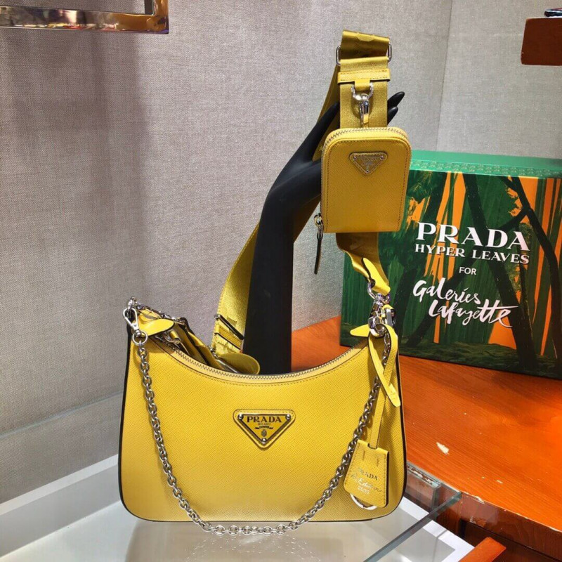 Prada Hobo Re Edition Leder Cross Body Taschen 1BH204