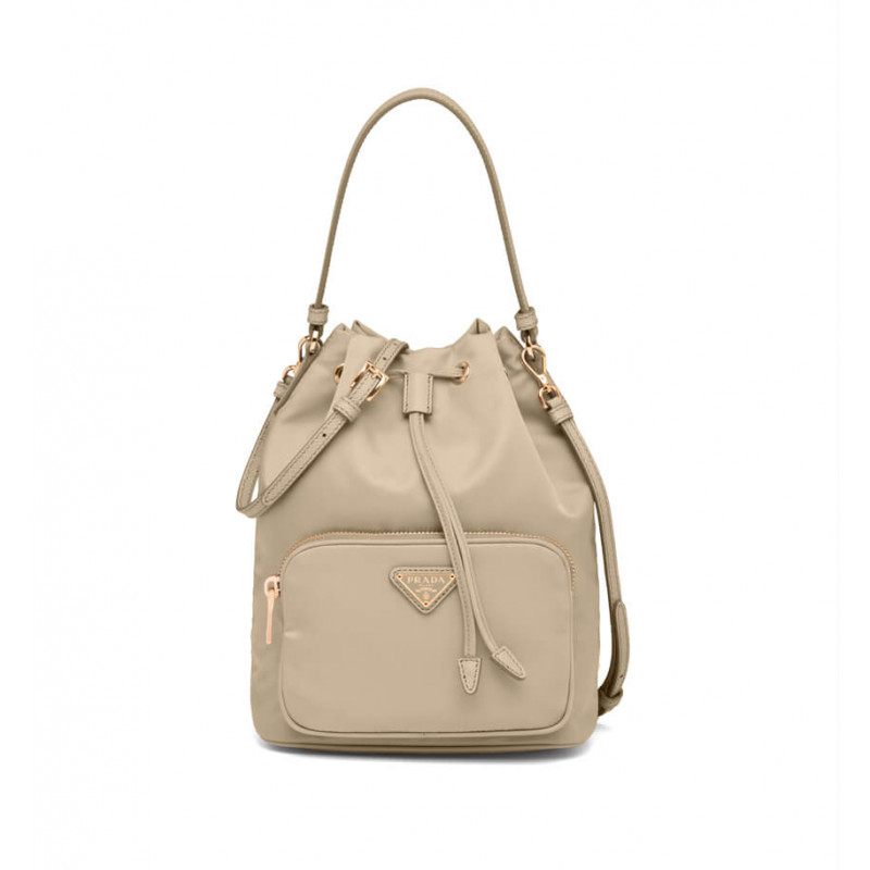 Prada Duett Leder Umhängetasche 1BH038