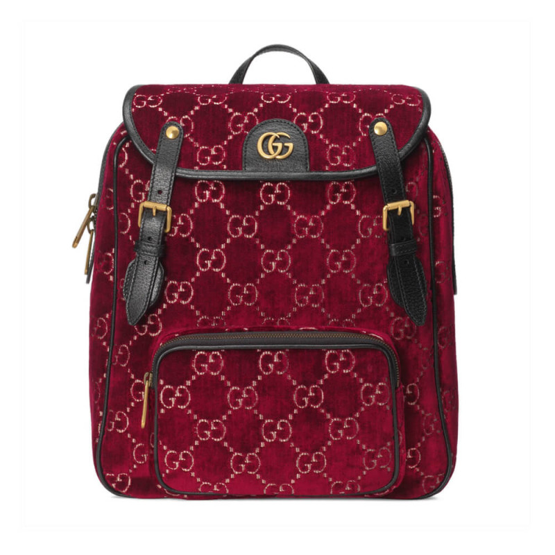 Gucci Small GG Velvet Rucksack 574942